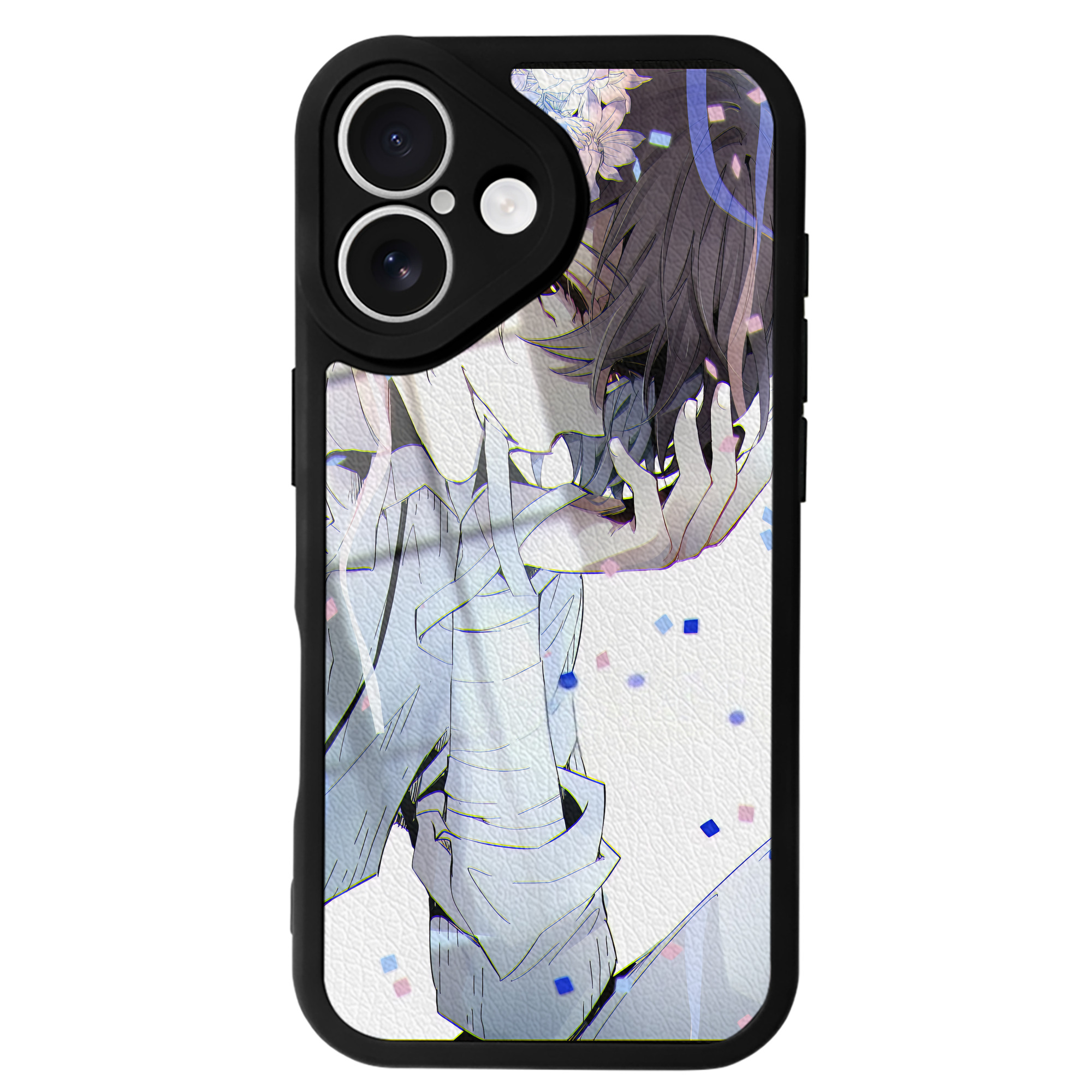 （画像用） 文豪ストレイドッグス Bungo Stray Dogs 【iPhone 16シリーズ対応】シリコンスマホケース（レザー調） 材質：シリコン
